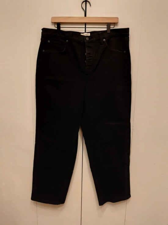 Universal Thread Denim - Universal Thread Highest Straight Black Jeans Size 16 Button Fly